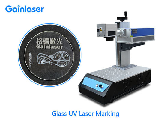 machine d'inscription de laser à verre de 5Watt 0.15mm pour le code barres
