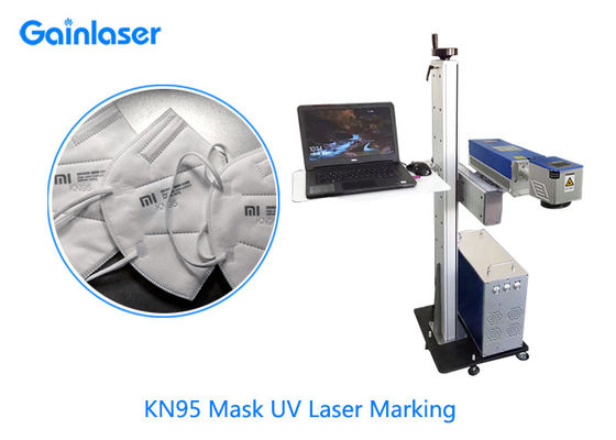 système UV d'inscription de laser de vol de ±0.01mm AC110V pour le plastique