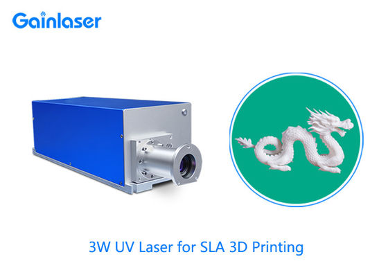 laser UV de 355nm 3W pour l'impression de la stéréolithographie 3D